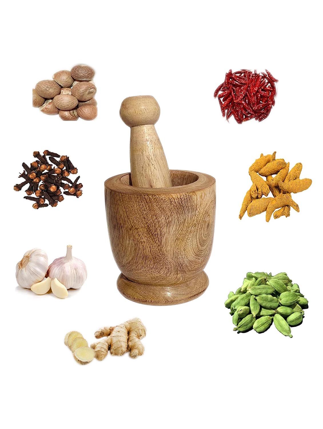 buzykart® wooden pestle set - 18219005 - Zoom Image - 3