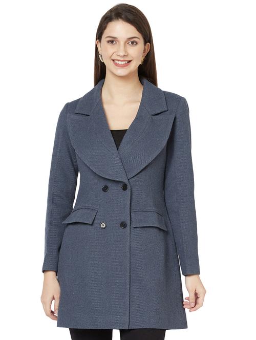 double breasted trench/overcoat coat - 18219169 - Very Small Image - 1