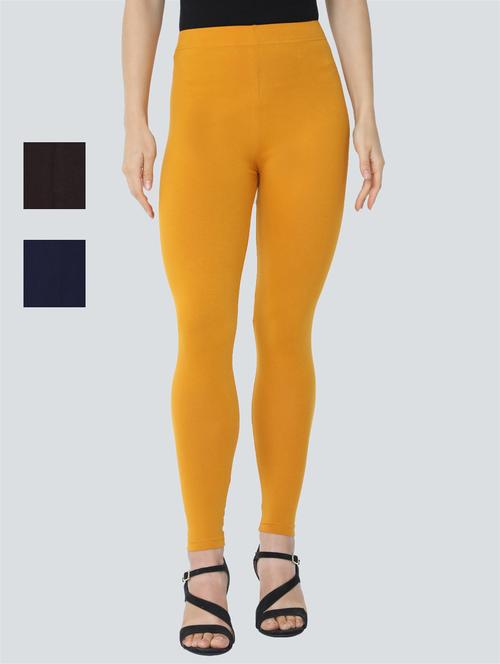 set of 3 solid legging - 18222282 - Very Small Image - 1