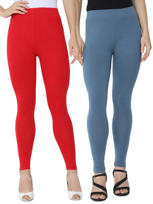 set of 2 solid legging - 18222520 - Very Small Image - 1