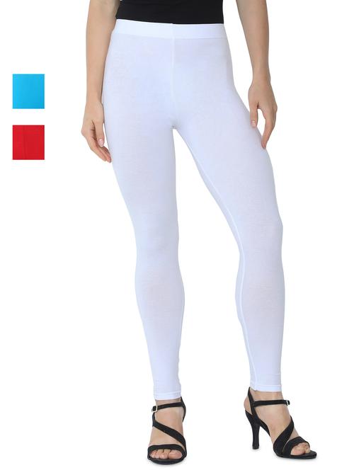 set of 3 solid leggings - 18222640 - Very Small Image - 1