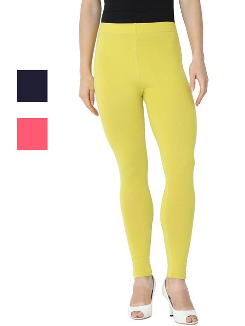 set of 3 solid leggings - 18222990 - Very Small Image - 1