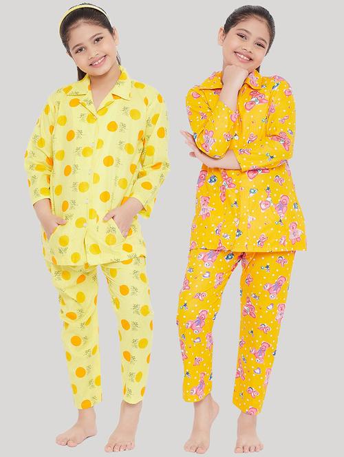 pack of 2 printed nightwear pajama set  - 18223638 - Very Small Image - 1
