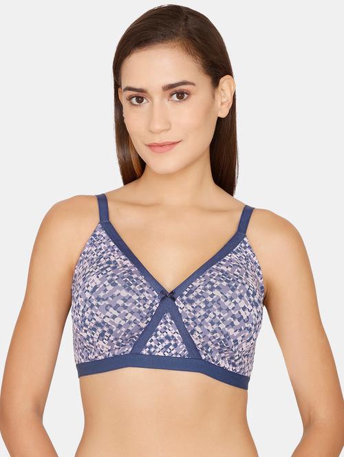 purple printed t-shirt bra - 18223765 - Very Small Image - 1