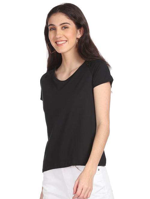 round neck solid tee - 18225762 - Very Small Image - 1