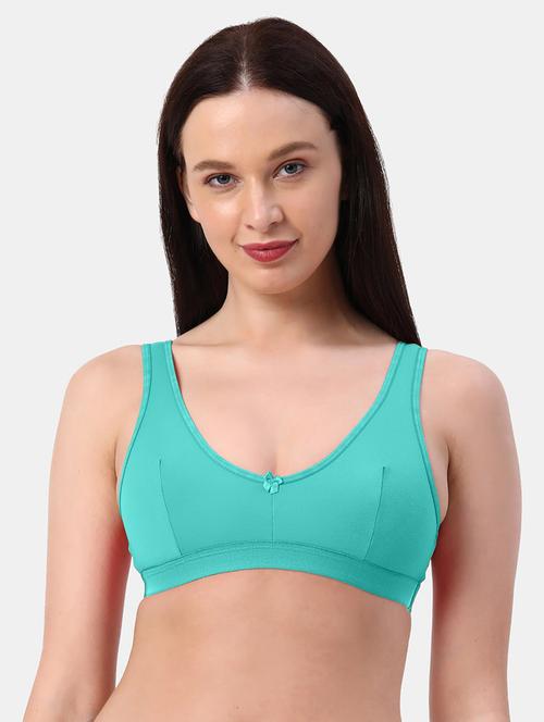 green solid sports bra - 18226456 - Very Small Image - 1
