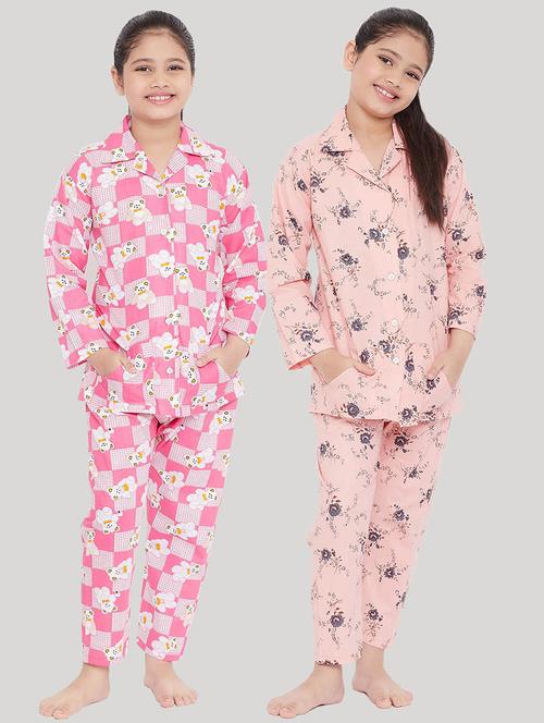 pack of 2 printed nightwear pajama set  - 18226629 - Very Small Image - 1
