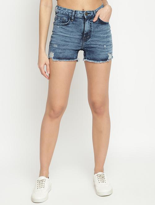 blue solid regular short - 18229095 - Very Small Image - 1