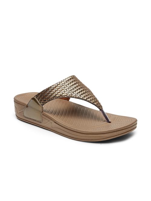 bronze pvc slippers flip flops - 18229249 - Very Small Image - 1