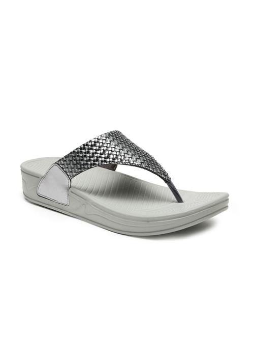 grey pvc slippers flip flops - 18229250 - Very Small Image - 1