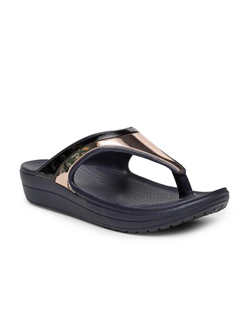 blue pvc slippers flip flops - 18229272 - Very Small Image - 1