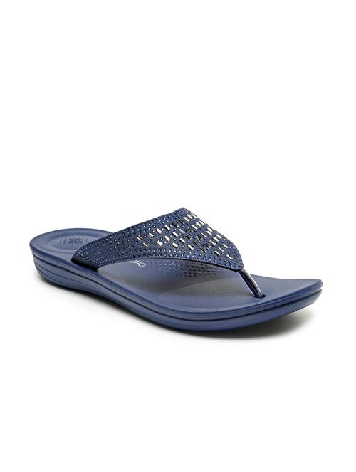 blue pvc slippers flip flops - 18229275 - Very Small Image - 1