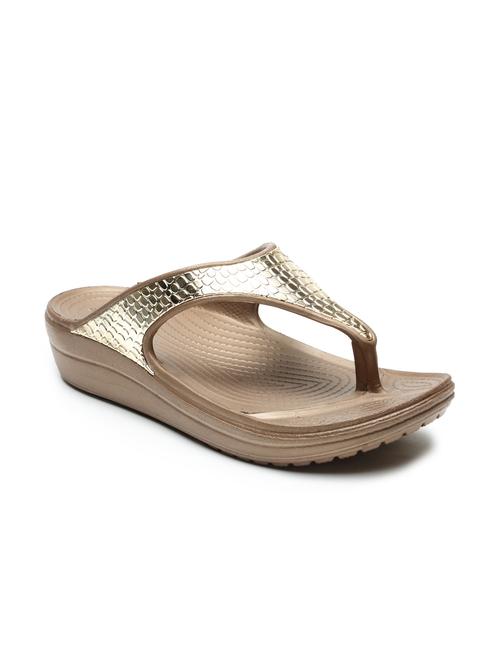 bronze pvc slippers flip flops - 18229280 - Very Small Image - 1
