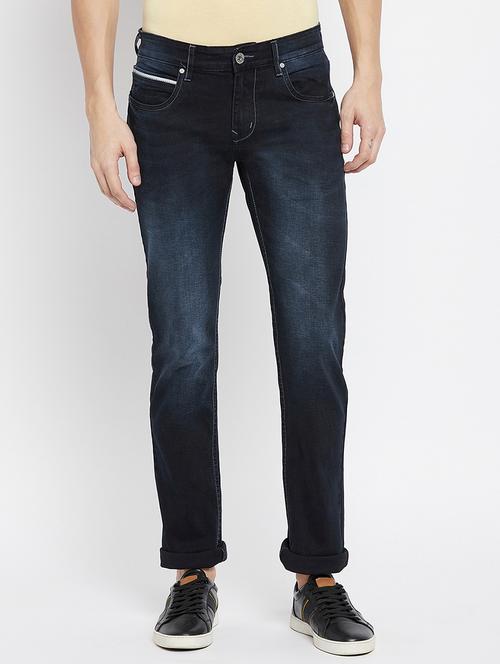 dark-blue light-washed denim jean - 18231271 - Very Small Image - 1