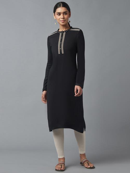 women's straight kurta - 18231896 - Very Small Image - 1