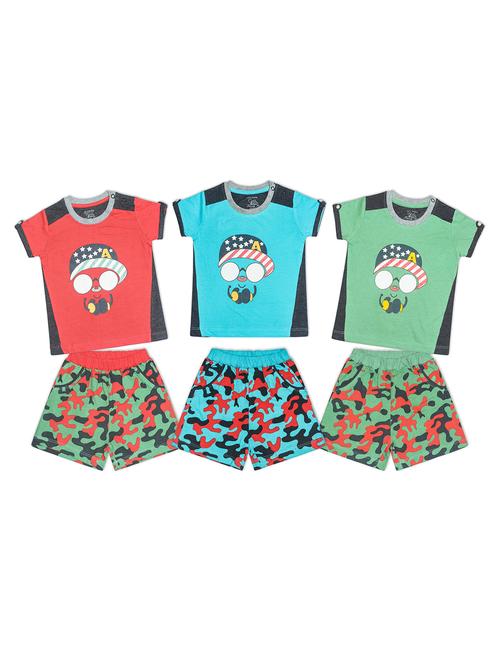 pack of 3 printed shorts set  - 18232489 - Very Small Image - 1