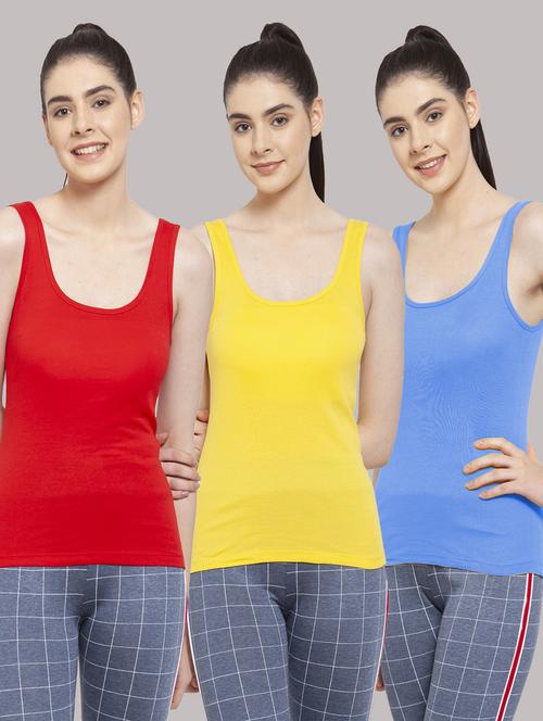 pack of 3 solid tank tops - 18233324 - Very Small Image - 1