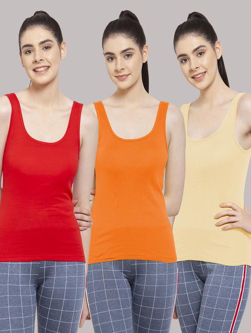 pack of 3 solid tank tops - 18233326 - Very Small Image - 1