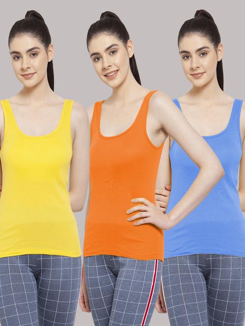 pack of 3 solid tank tops - 18233338 - Very Small Image - 1