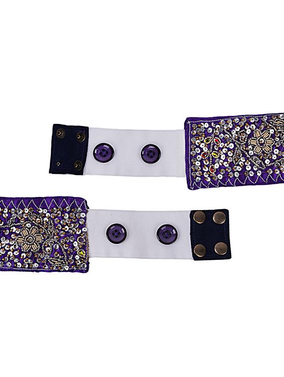 purple satin belt - 18233442 - Standard Image - 2