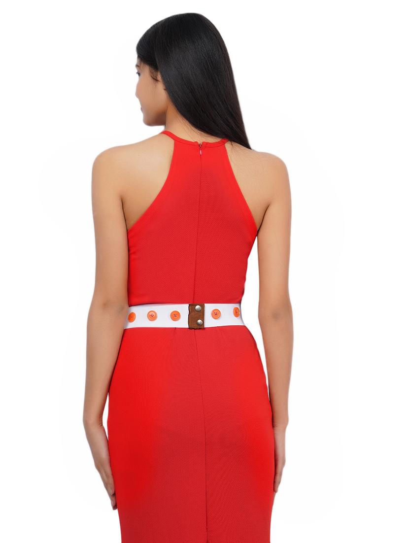 orange satin belt - 18233452 - Standard Image - 4