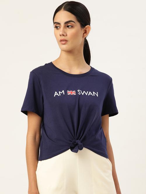 round neck printed tees - 18233707 - Very Small Image - 1