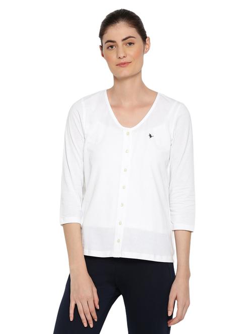 v-neck solid tees - 18233716 - Very Small Image - 1