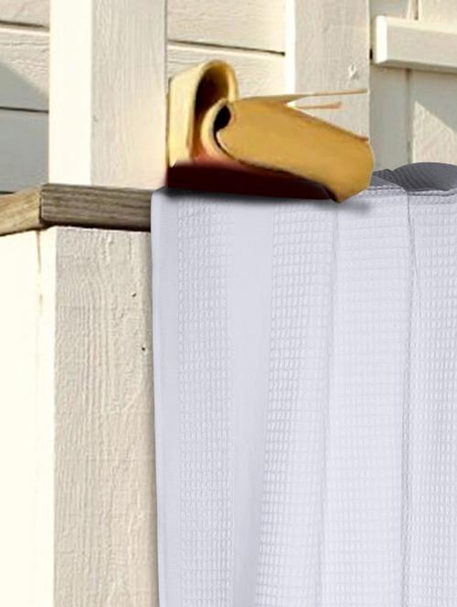 bianca organic 100% cotton super soft waffel towel -1pc bath towel (love organic) waffle-white - 18234843 - Very Small Image - 1