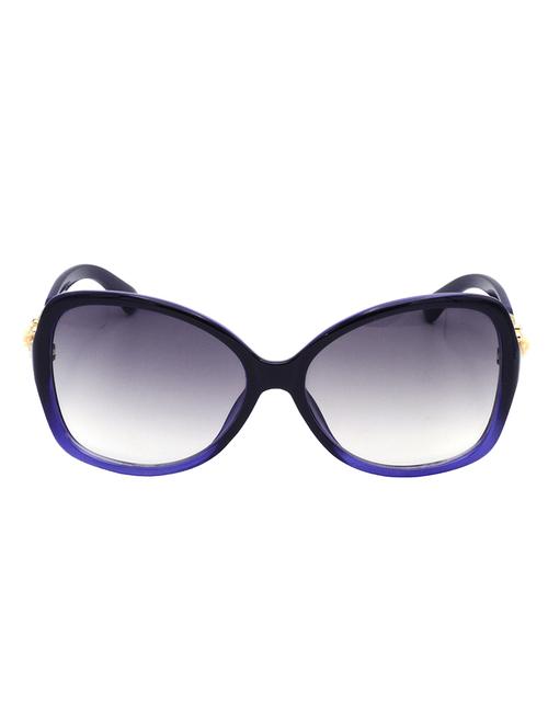 hrinkar men women boys & girls retro square &  sunglasses black frame, grey lens (medium) - 18238997 - Very Small Image - 1