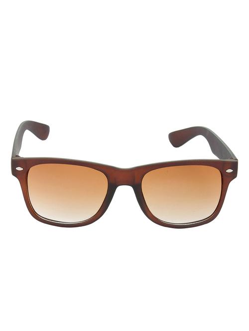 hrinkar men women boys & girls wayfarer  &  sunglasses brown frame, brown lens (medium) - 18239034 - Very Small Image - 1