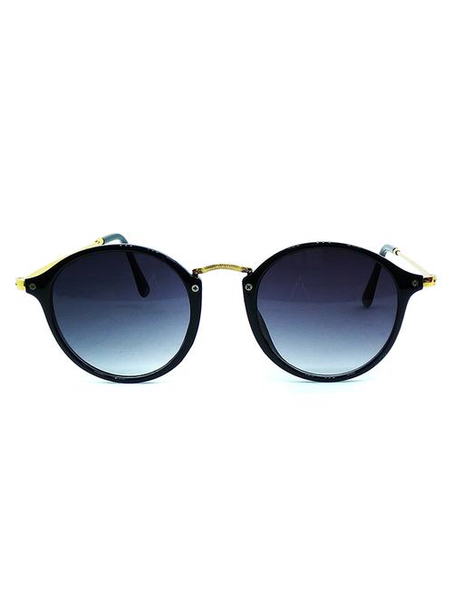 hrinkar men women boys & girls rectangular &  sunglasses black frame, grey lens (medium) - 18239074 - Very Small Image - 1