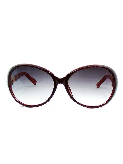 hrinkar men women boys & girls wrap-around &  sunglasses red frame, grey lens (medium) - 18239087 - Very Small Image - 1