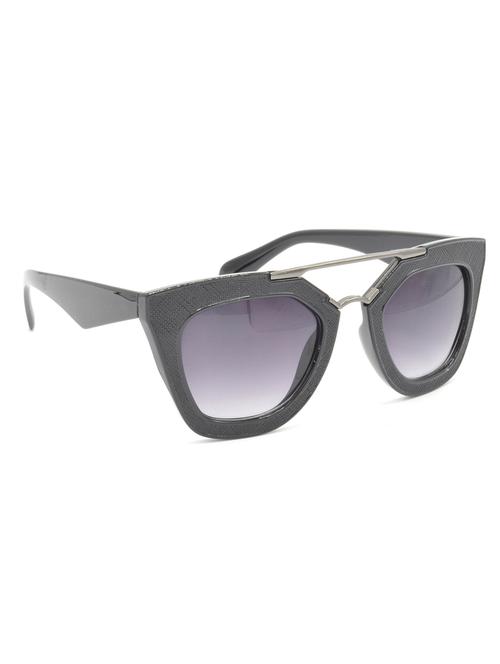 Men Rectangular Sunglasses Black Frame, Grey Lens (medium) - 18239170 - Very Small Image - 1