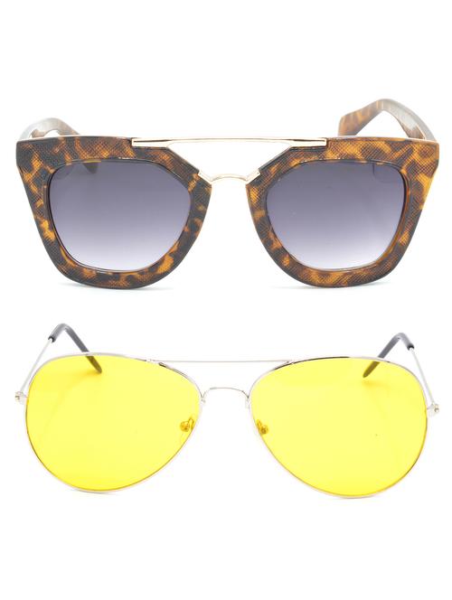 pack of 2 multicolored sunglasses - 18240206 - Very Small Image - 1