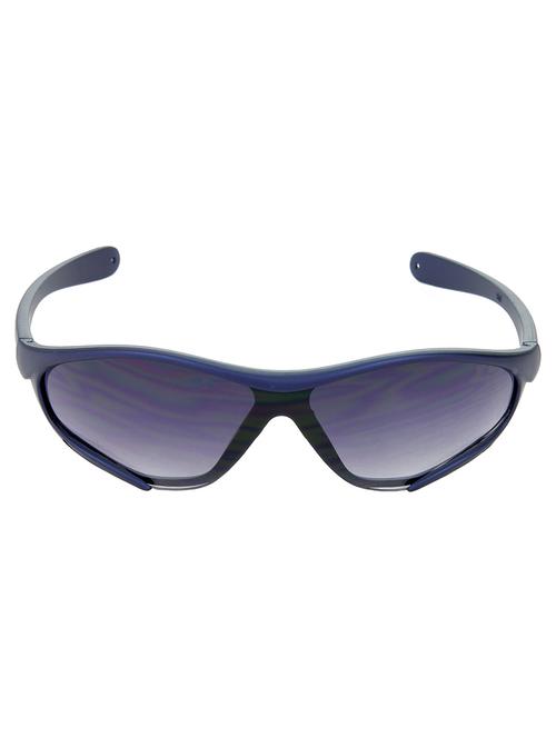 hrinkar men women boys & girls sports &  sunglasses blue frame, grey lens (medium) - 18242278 - Very Small Image - 1