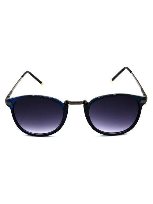 hrinkar men women boys & girls round &  sunglasses grey frame, grey lens (medium) - 18242318 - Very Small Image - 1