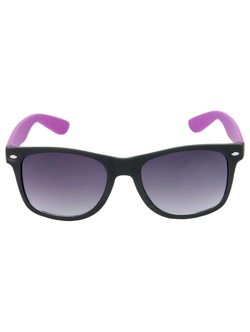 hrinkar men women boys & girls wayfarer  &  sunglasses violet frame, grey lens (medium) - 18242344 - Very Small Image - 1