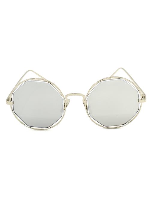 hrinkar men women boys & girls round &  sunglasses multicolor frame, multicolor lens (medium) - 18242458 - Very Small Image - 1