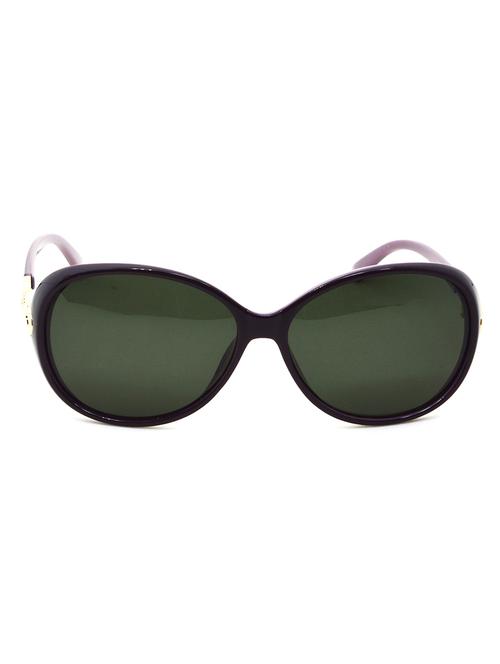 hrinkar men women boys & girls oval &  sunglasses multicolor frame, violet lens (medium) - 18242572 - Very Small Image - 1