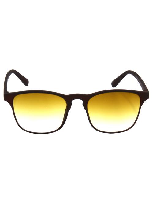 hrinkar men women boys & girls clubmaster &  sunglasses brown frame, brown lens (medium) - 18242698 - Very Small Image - 1