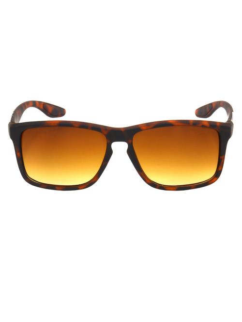hrinkar men women boys & girls rectangle  &  sunglasses brown frame, brown lens (medium) - 18242793 - Very Small Image - 1