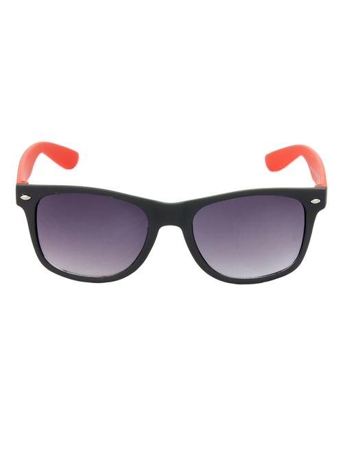 hrinkar men women boys & girls wayfarer  &  sunglasses red frame, grey lens (medium) - 18243145 - Very Small Image - 1