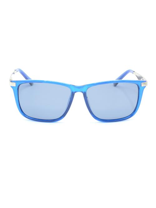 hrinkar men women boys & girls rectangular &  sunglasses silver frame, grey lens (medium) - 18243360 - Very Small Image - 1