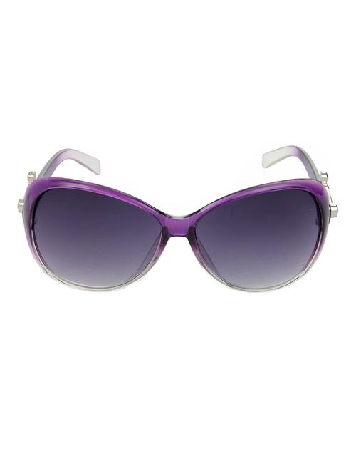 hrinkar men women boys & girls over-sized &  sunglasses violet frame, grey lens (medium) - 18243474 - Very Small Image - 1