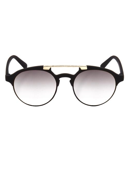 hrinkar men women boys & girls round &  sunglasses black frame, grey lens (medium) - 18243640 - Very Small Image - 1