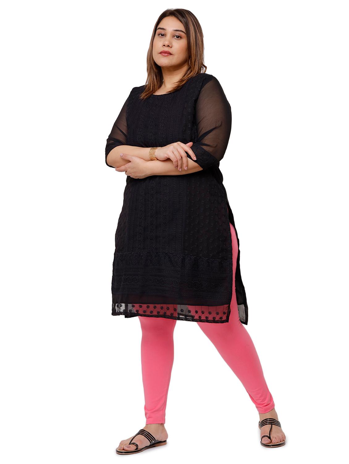 mid rise solid plus legging - 18246301 - Zoom Image - 3