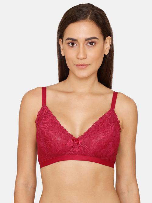 red solid regular bra - 18246980 - Very Small Image - 1