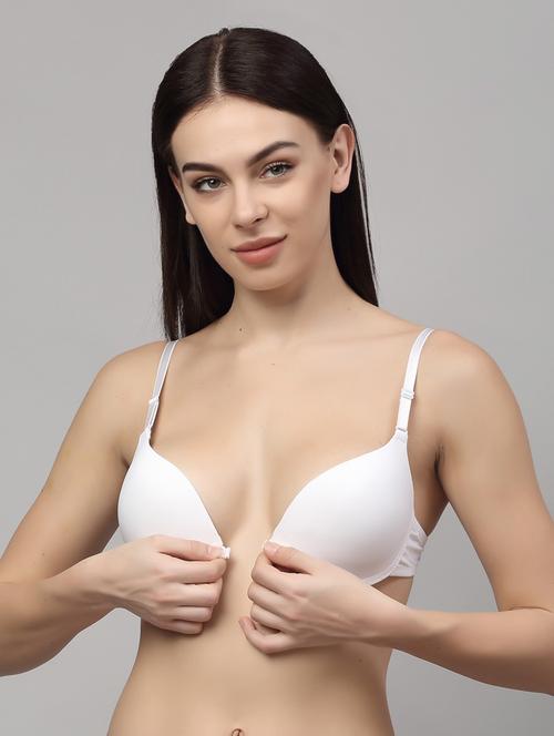 white solid push up bra - 18248423 - Very Small Image - 1