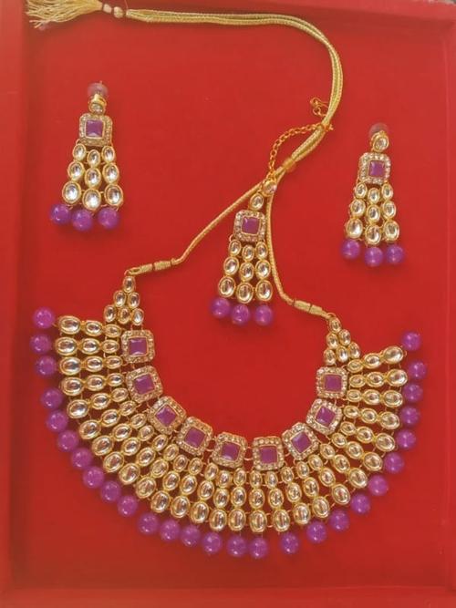 party wear necklace set  - 18248516 - Very Small Image - 1