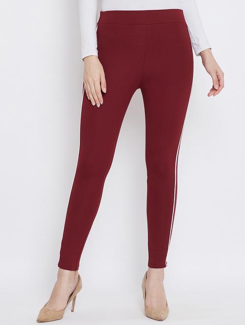 solid mid rise ankle length jegging - 18248828 - Very Small Image - 1